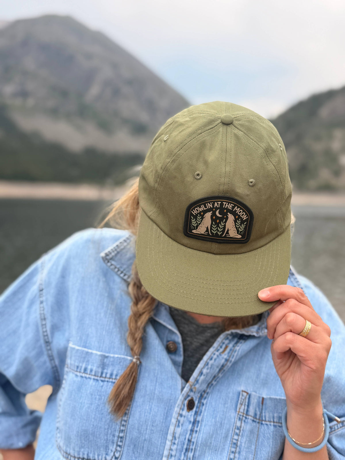 Howlin' At The Moon Cotton Snapback Hat