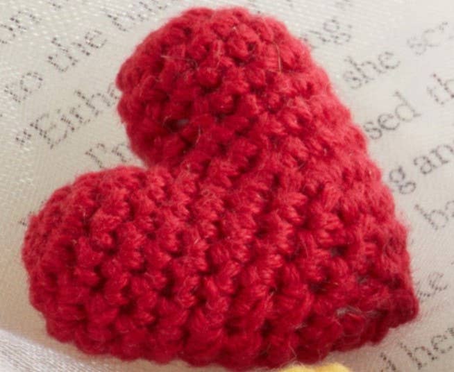 Mini Hearts Crocheted