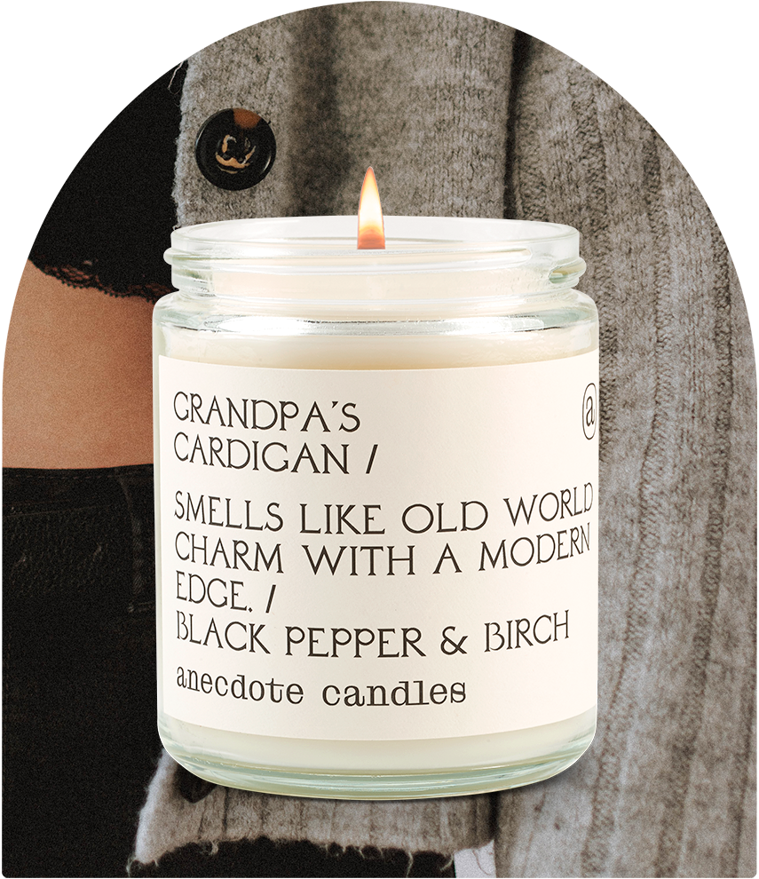 Grandpa’s Cardigan (Black Pepper & Birch) Candle