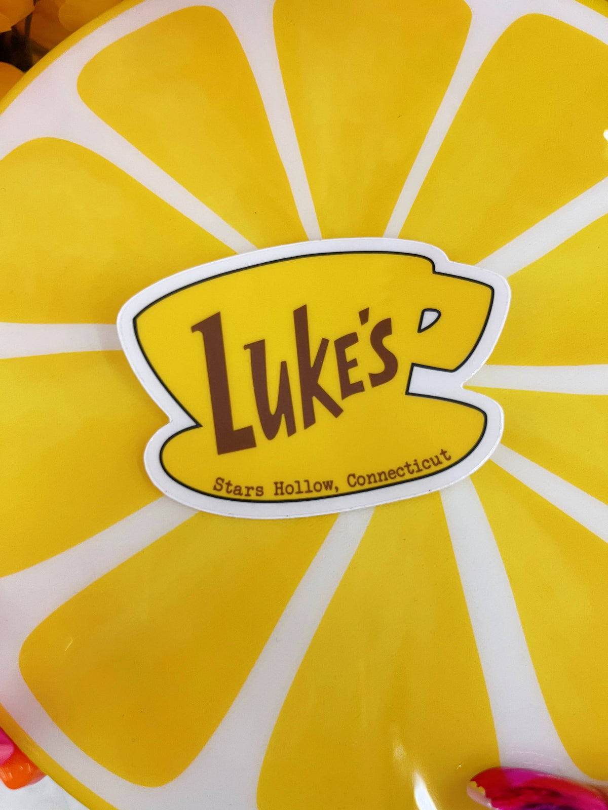 Luke’s Diner Gilmore Girls Waterproof Sticker