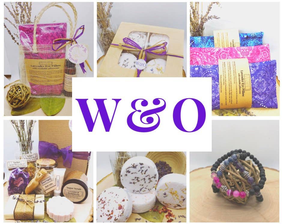 Lavender Eye Pillow with Washable Cover-White Lavender Field