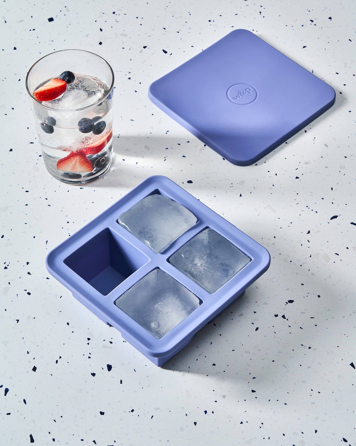 Extra Large XL Cocktail Cube Silicone Ice Tray