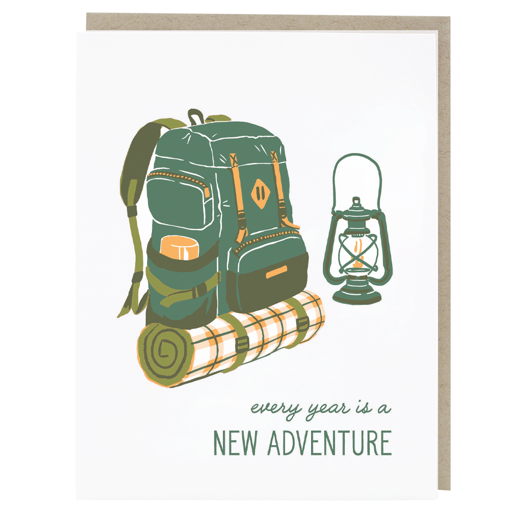 Camping Adventure Birthday Card