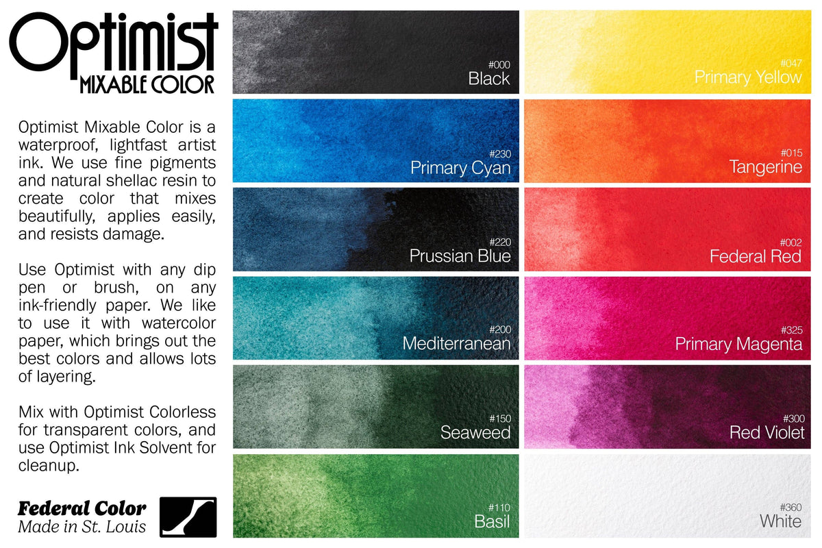 Optimist Pigment Ink, #300 Red Violet