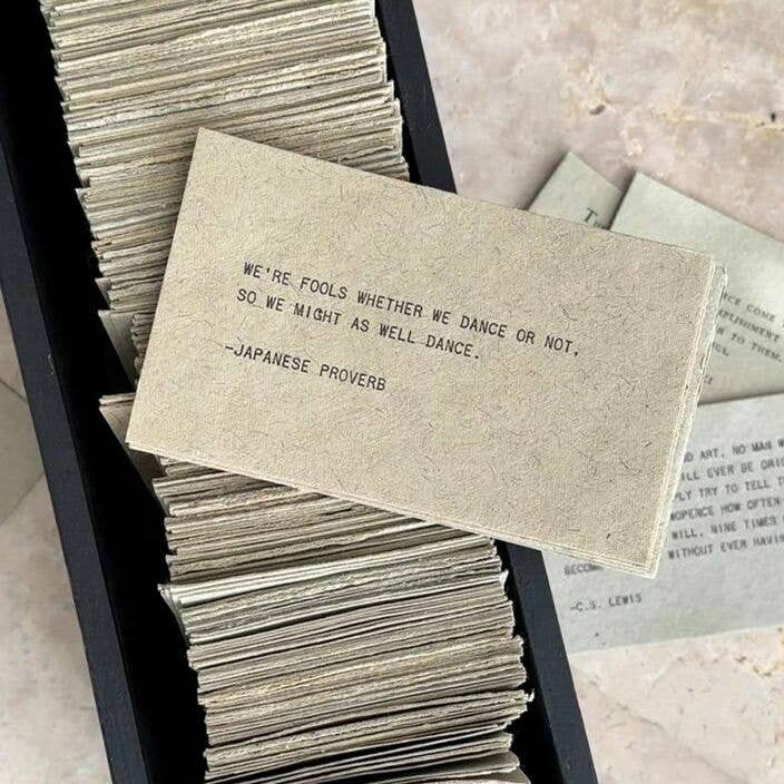 365 Gathered Thoughts Box