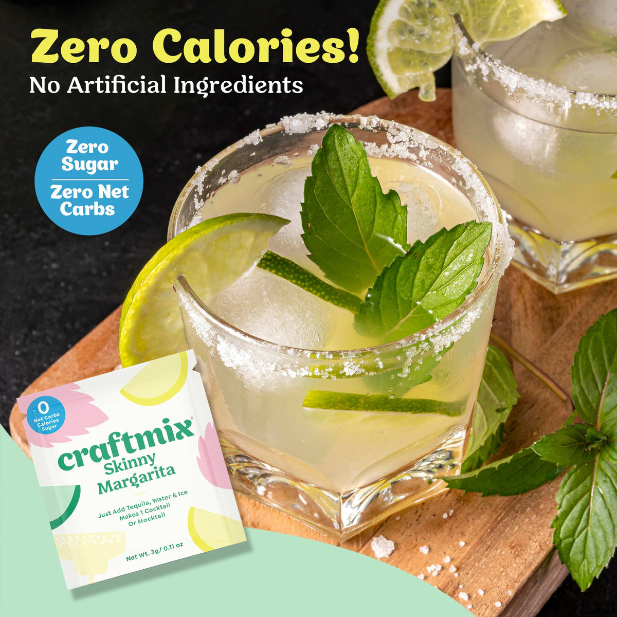 Skinny Margarita Cocktail Mixer - 12 Servings