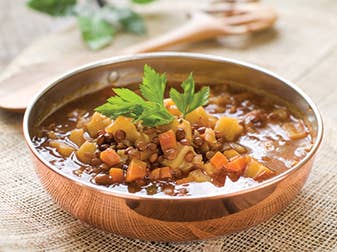 Autumn Harvest Pumpkin Lentil Soup