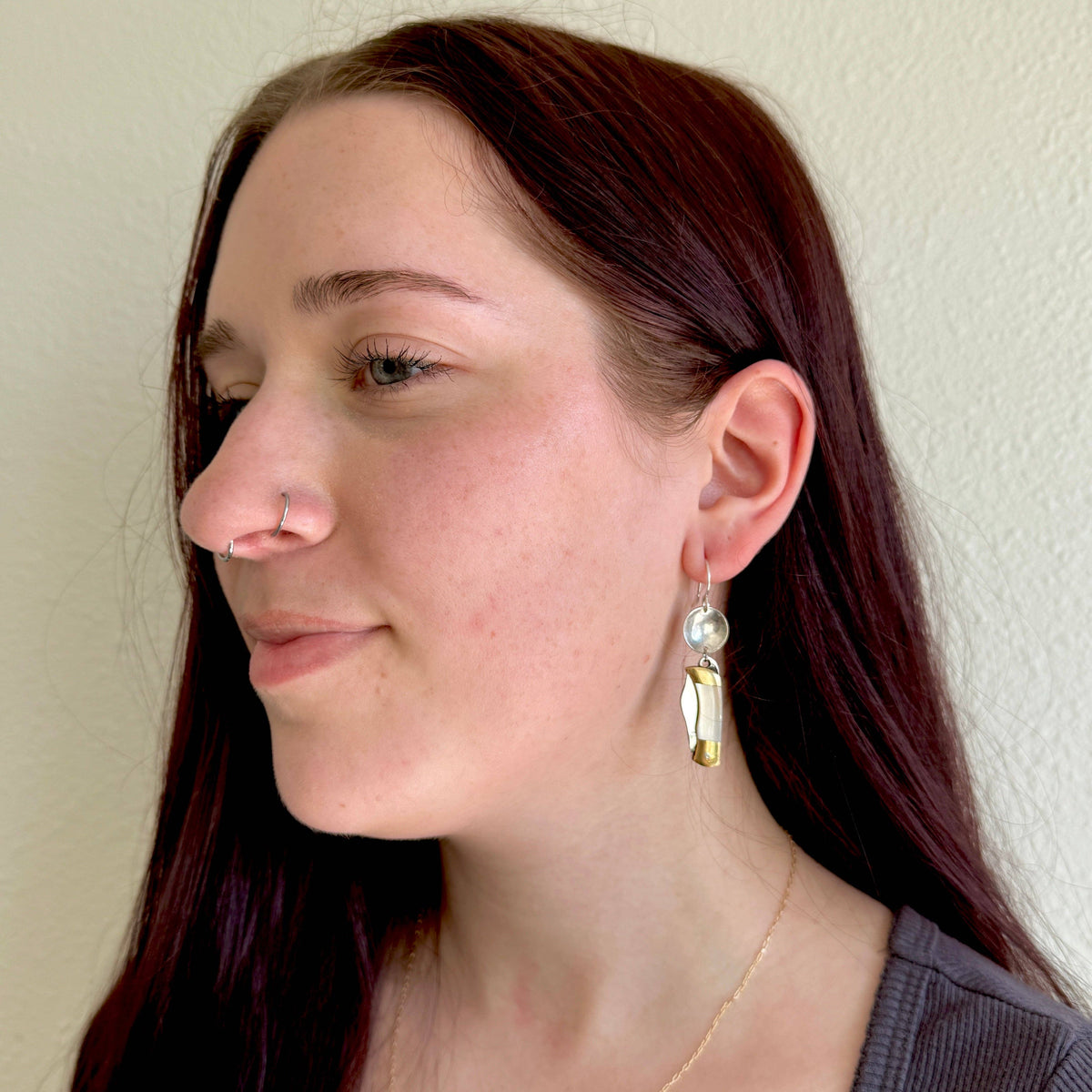 The Billie Earrings (Mother of Pearl)