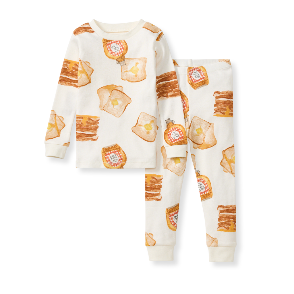 French Toast Toddler PJ Set