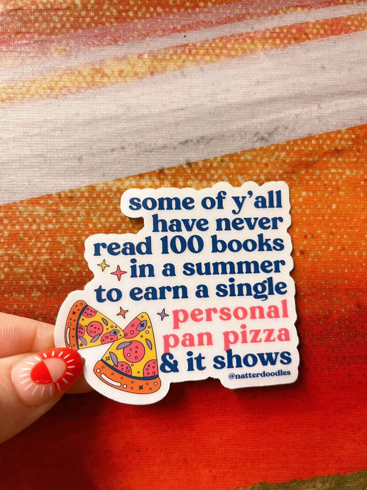 Personal Pan Pizza Viral Sticker