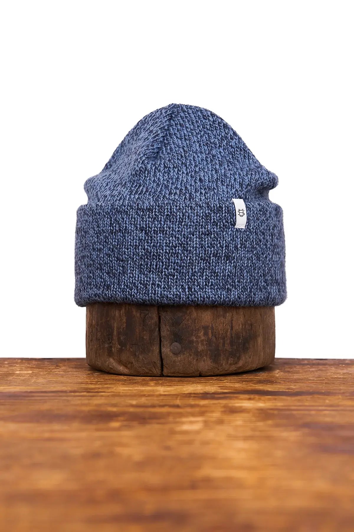 Upcycled Wool Sky Melange Ragg Beanie