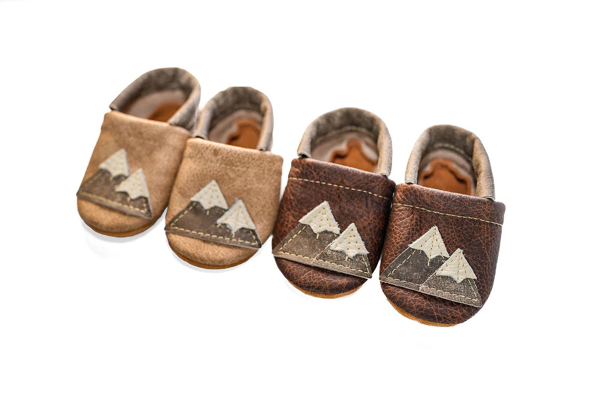 Sable & Latte Mountains Leather Baby Boy  & Toddler Shoes