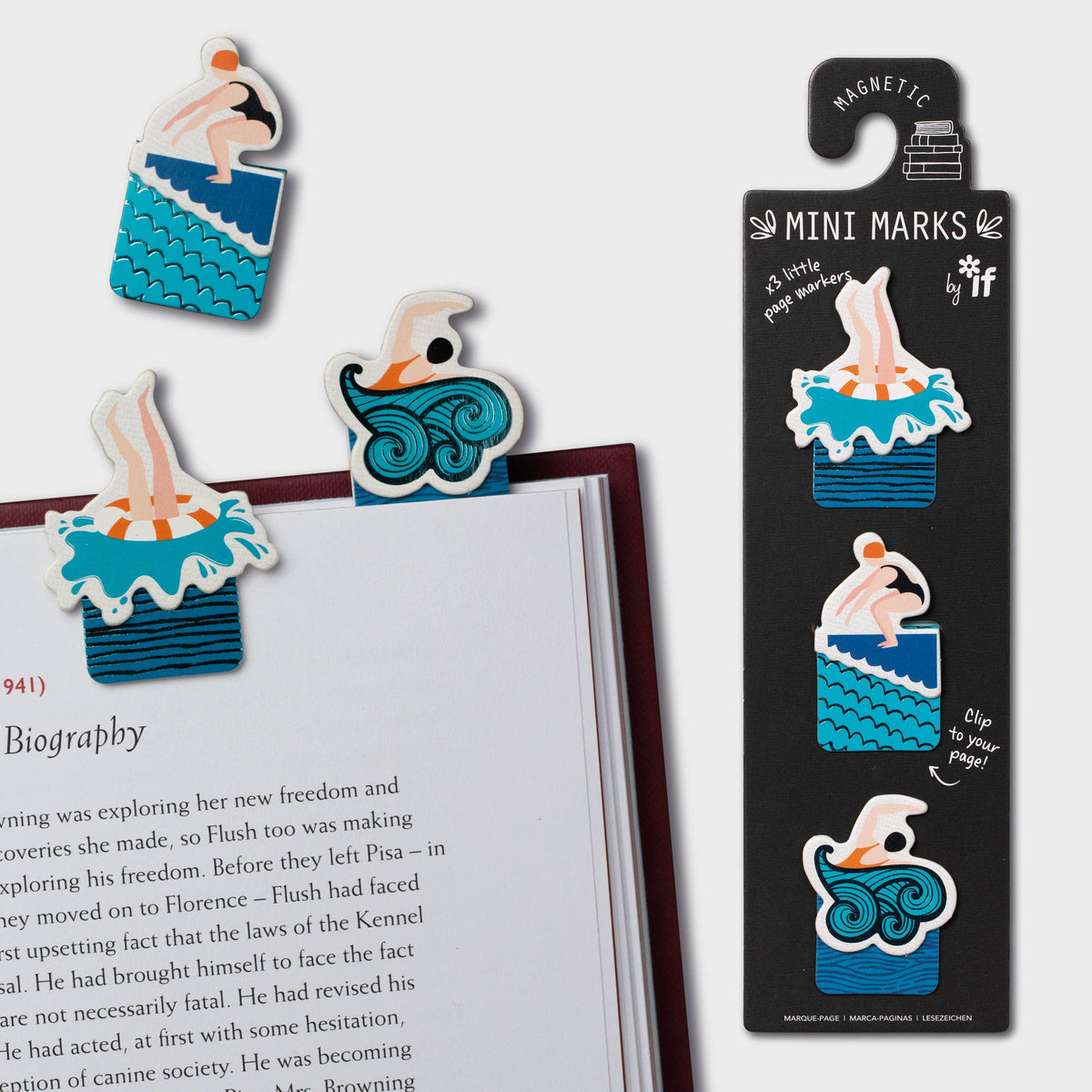 Mini-Marks Magnetic Bookmarks