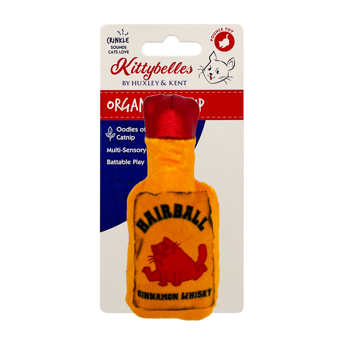 Hairball Cinnamon Whisky Cat Toy