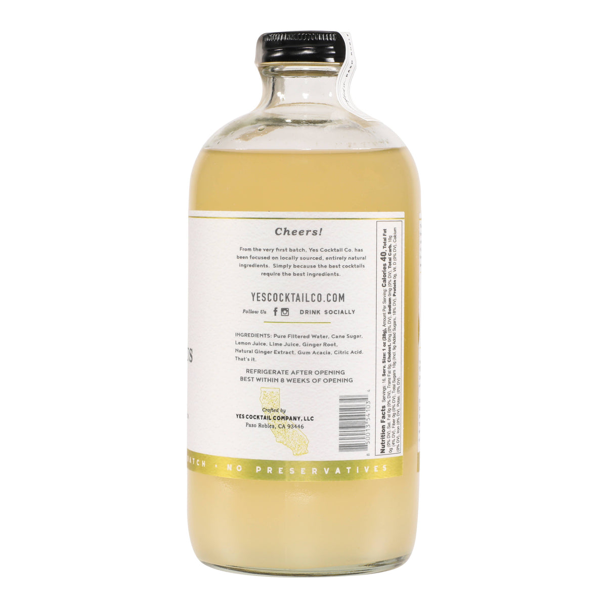 Summer Seasonal: Ginger Citrus Cocktail Mixer