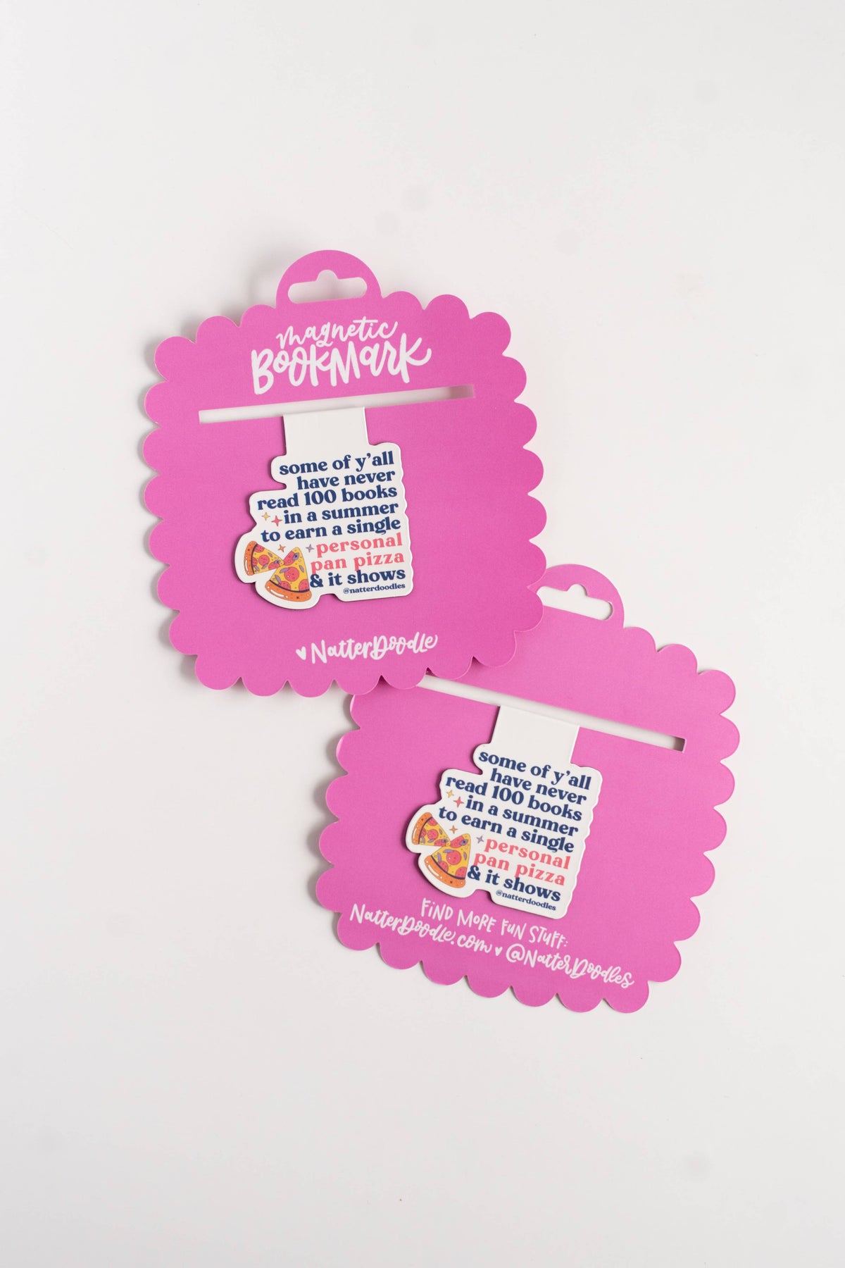 Book It Personal Pan Pizza Magnetic Bookmark