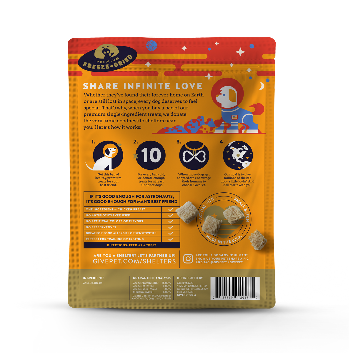 GivePet Mars Rover Dog Treats