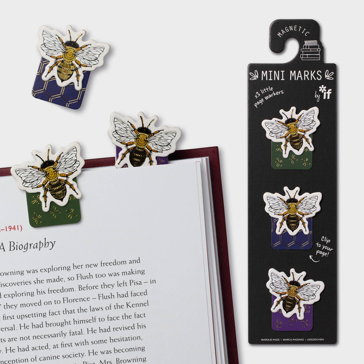 Mini-Marks Magnetic Bookmarks