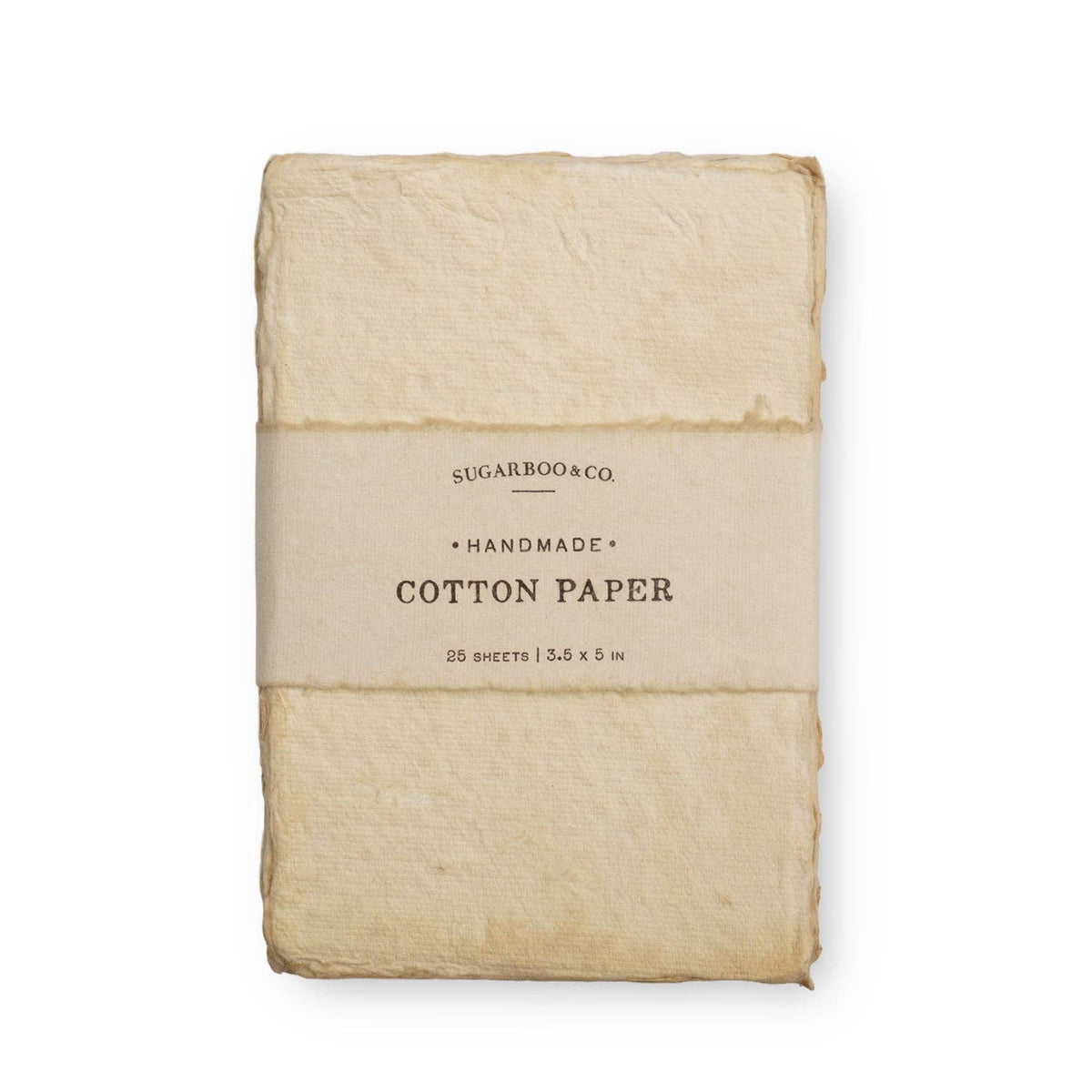 Small Handmade Cotton Paper Bundle - Flax