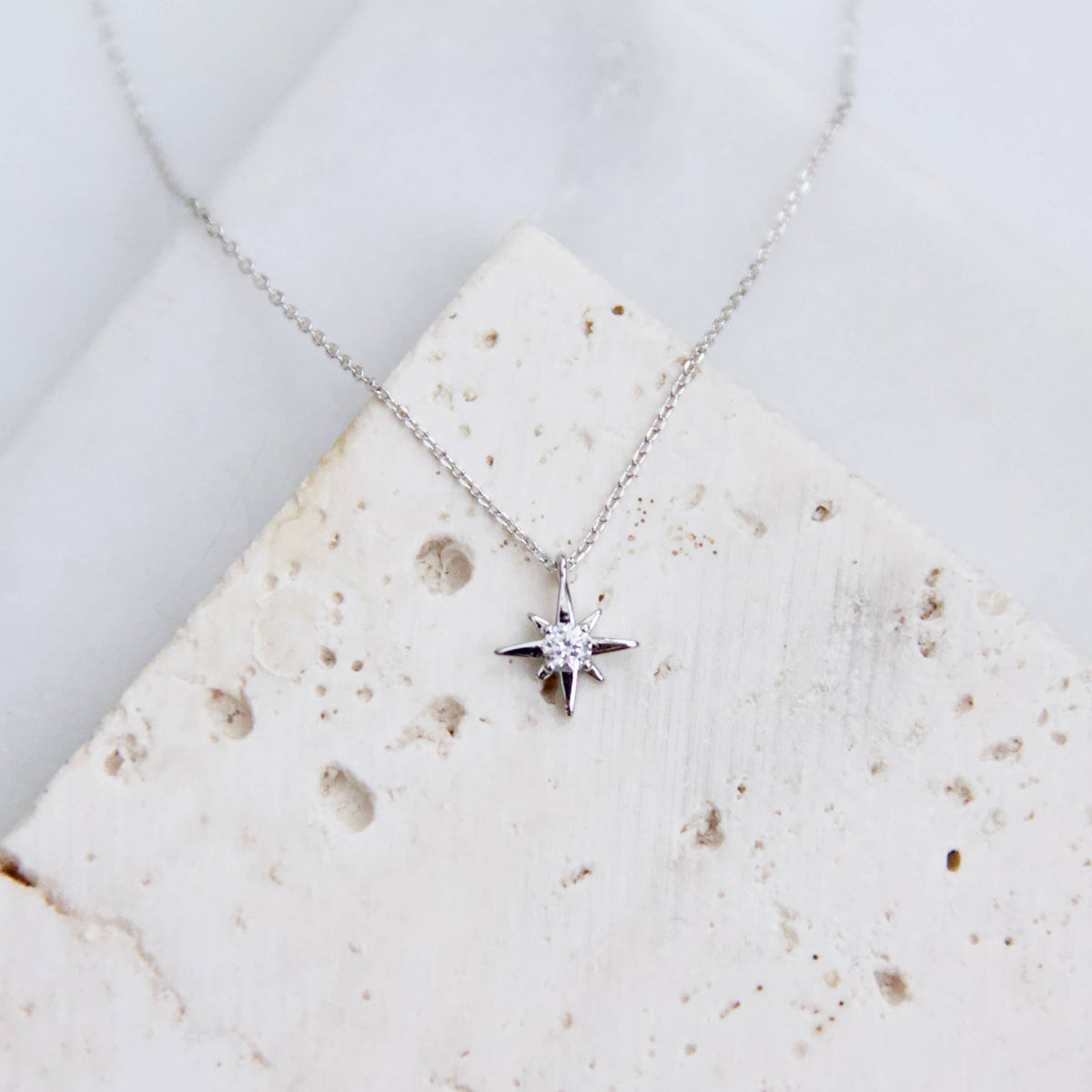 Mini Star Necklace - Silver