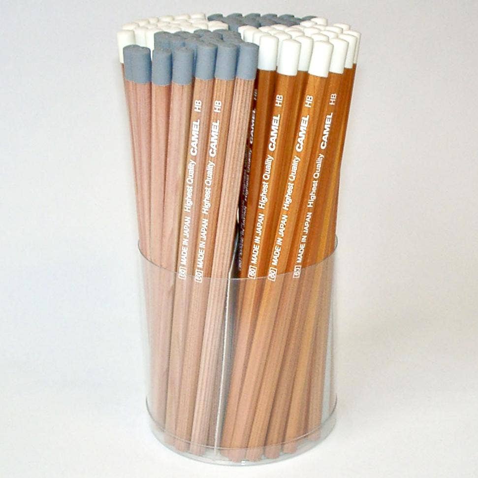 Gray &amp; White Eraser Pencils