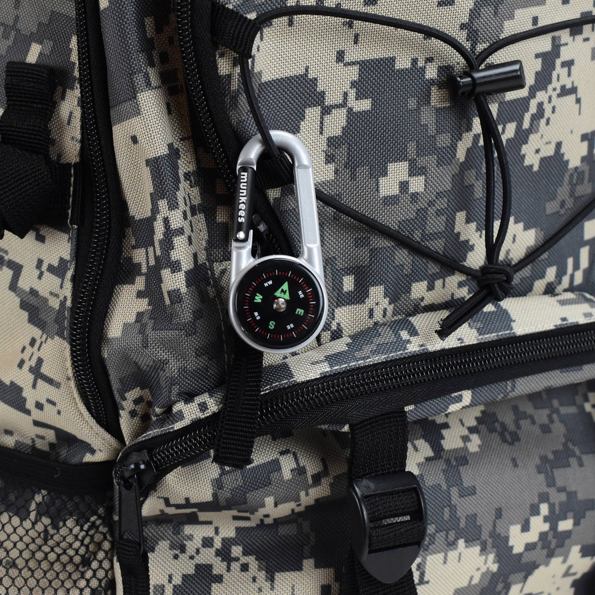 Carabiner Compass with Thermometer