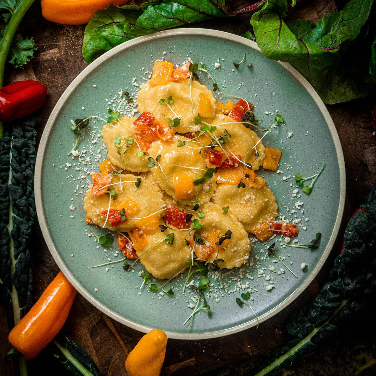 Roasted Corn Ravioli