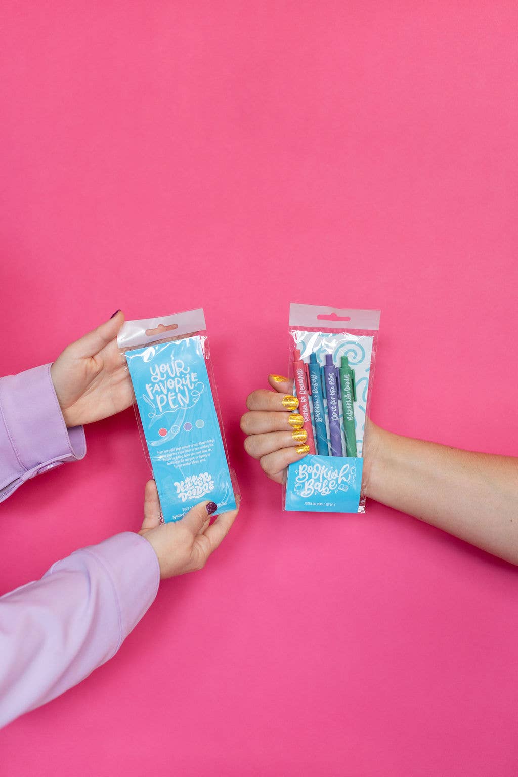 Bookish Babe Reading Jotter Colored Gel Pen Gift Set