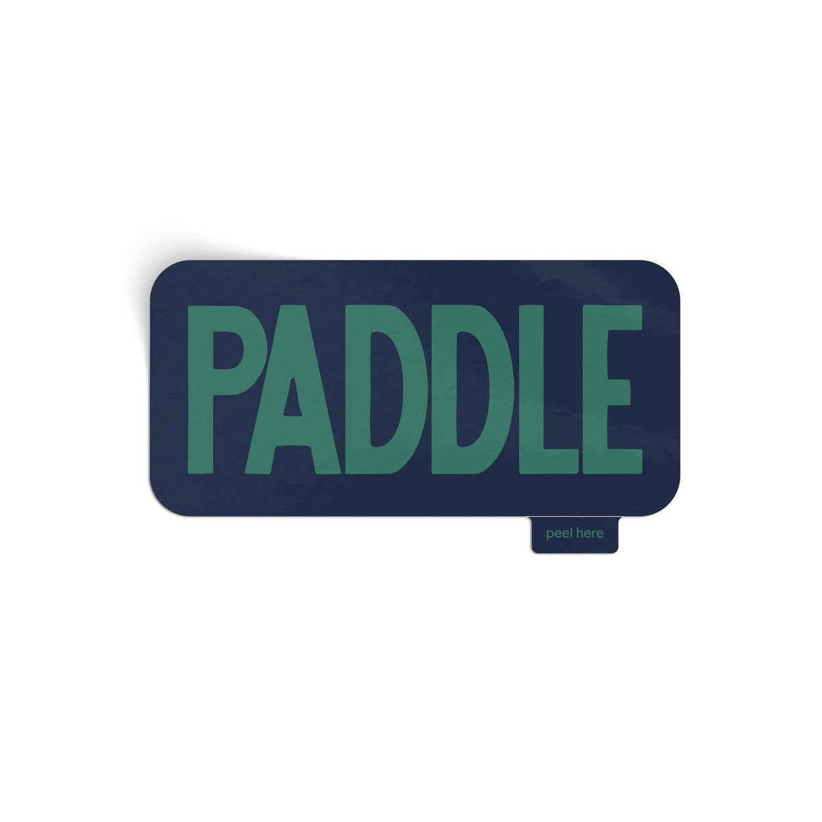 Paddle Vinyl Sticker