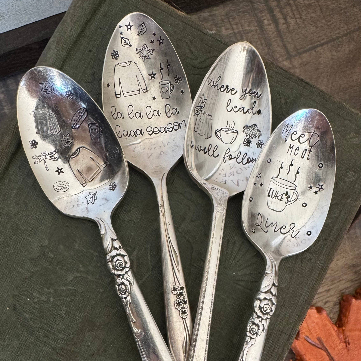 Gilmore Girls Vintage Stamped Spoons