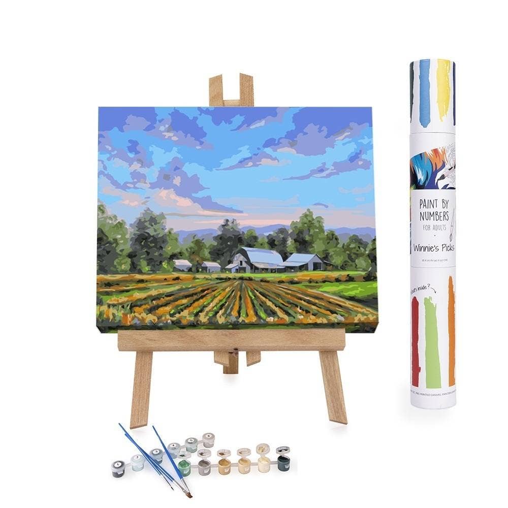 Farm on Glenn Bridge - Paint by Numbers