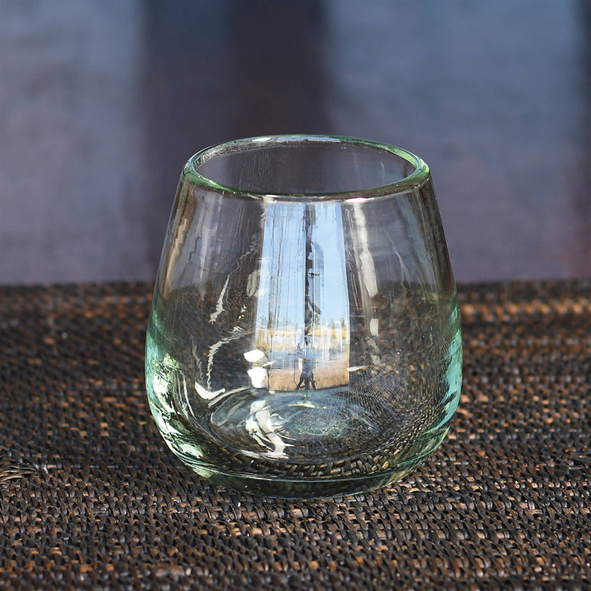 Cantina Recycled Glass Stemless Wine Glass