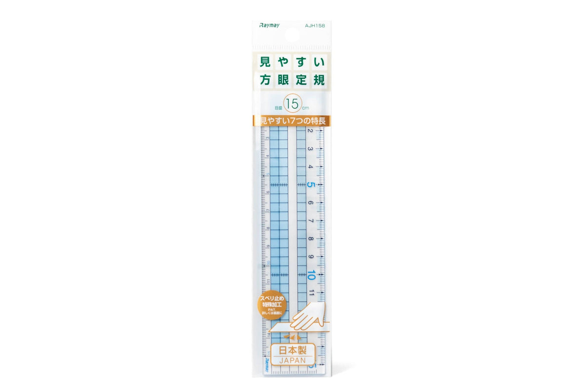 Raymay Grid Ruler 15 cm