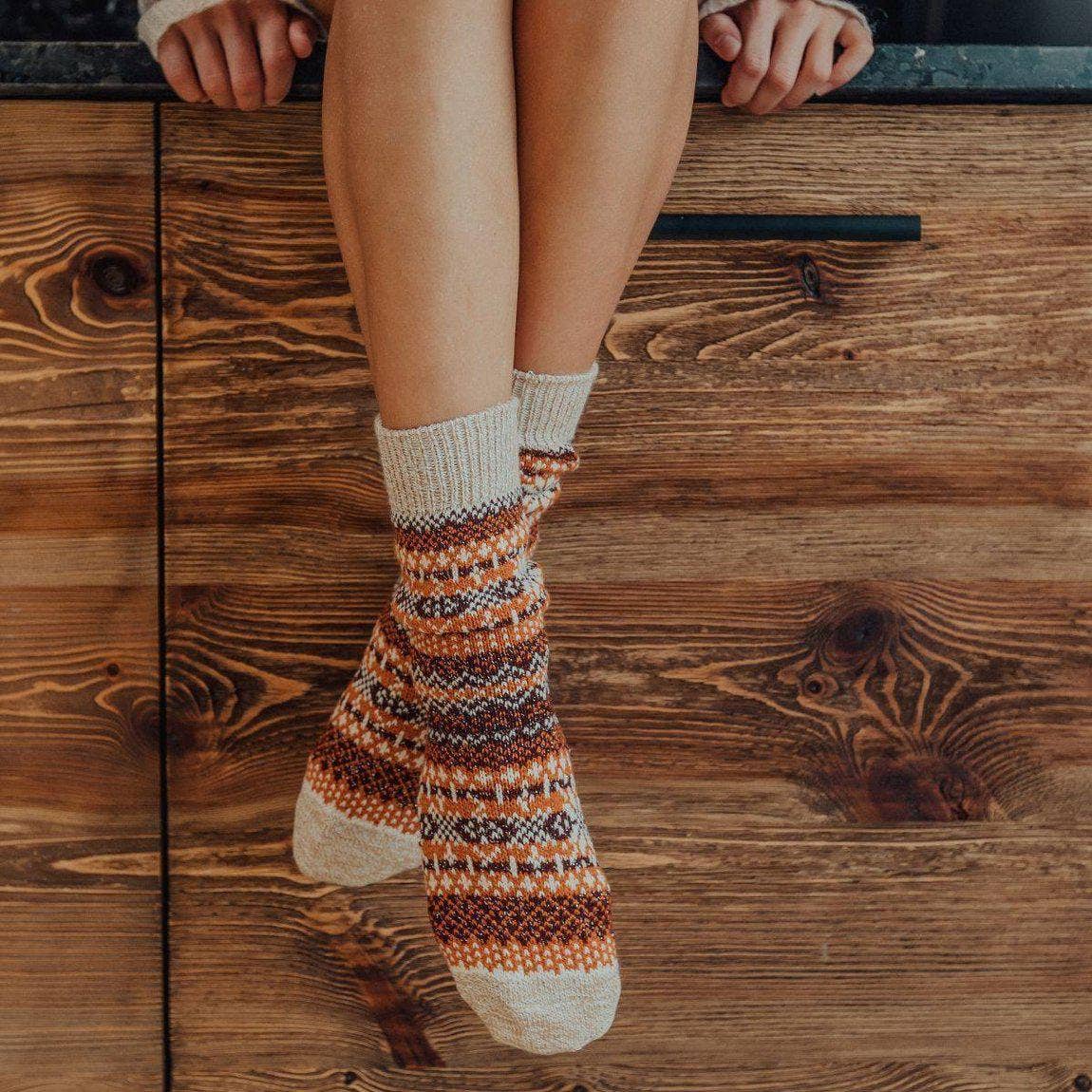 Nordic Socks – Pumpkin