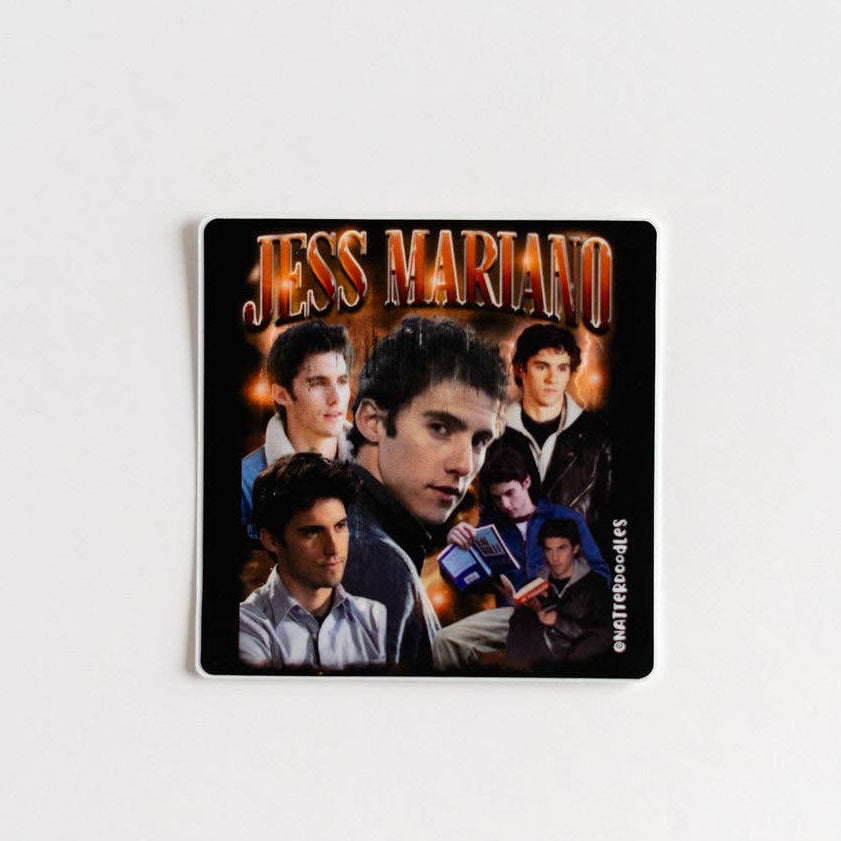 Jess Mariano Gilmore Girls Sticker – Collage Vinyl