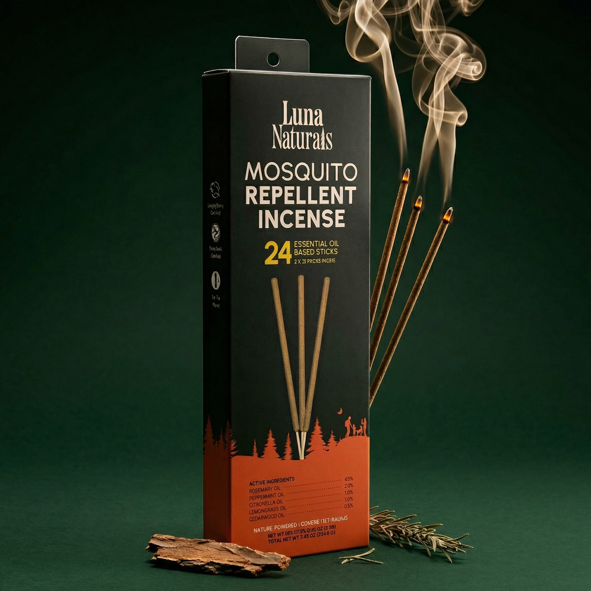 Mosquito Repellent Incense — Outdoor & Camping