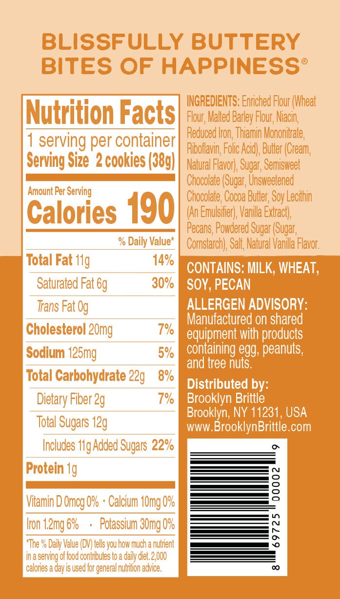 Pecan Chocolate Chip Snack Pack - Grab & Go