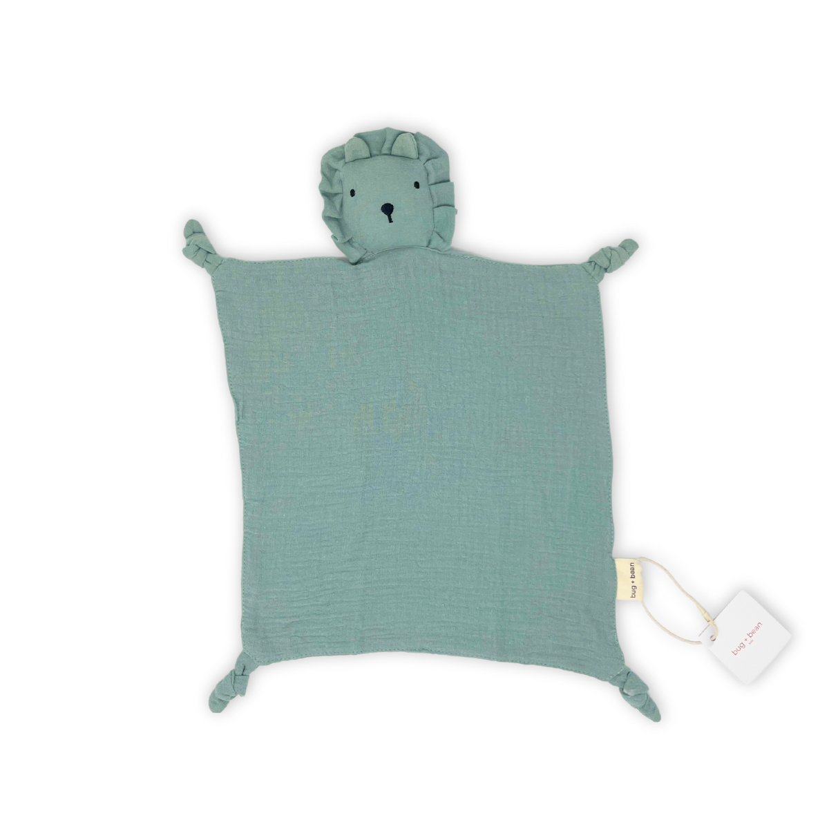 Lion Lovey Blanket (Green)