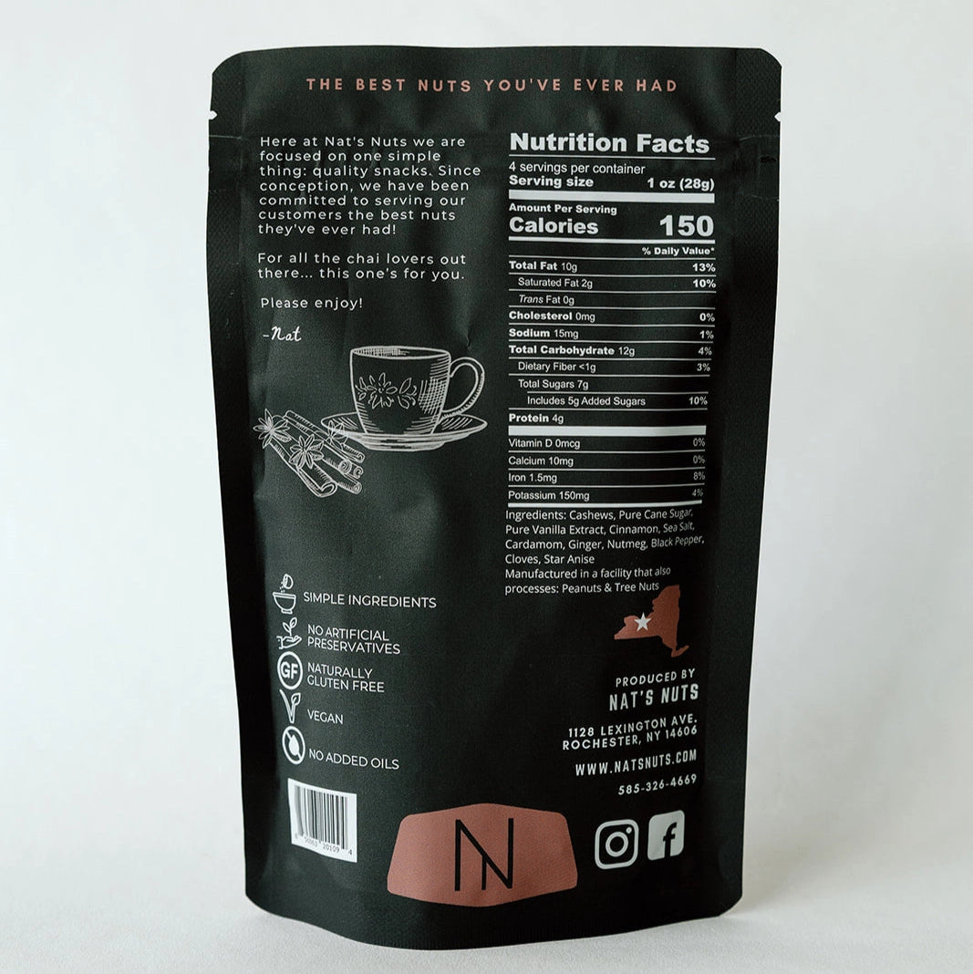 Vanilla Chai Cashews