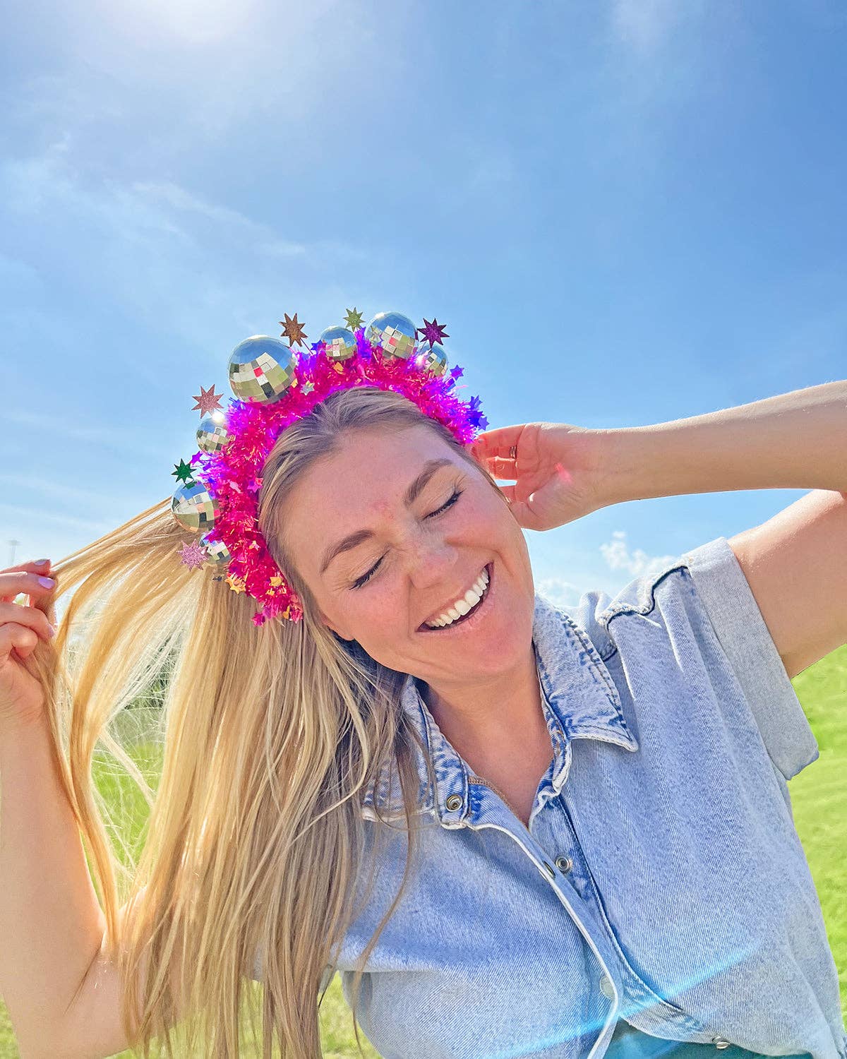 Let it Shine Disco Party Headband