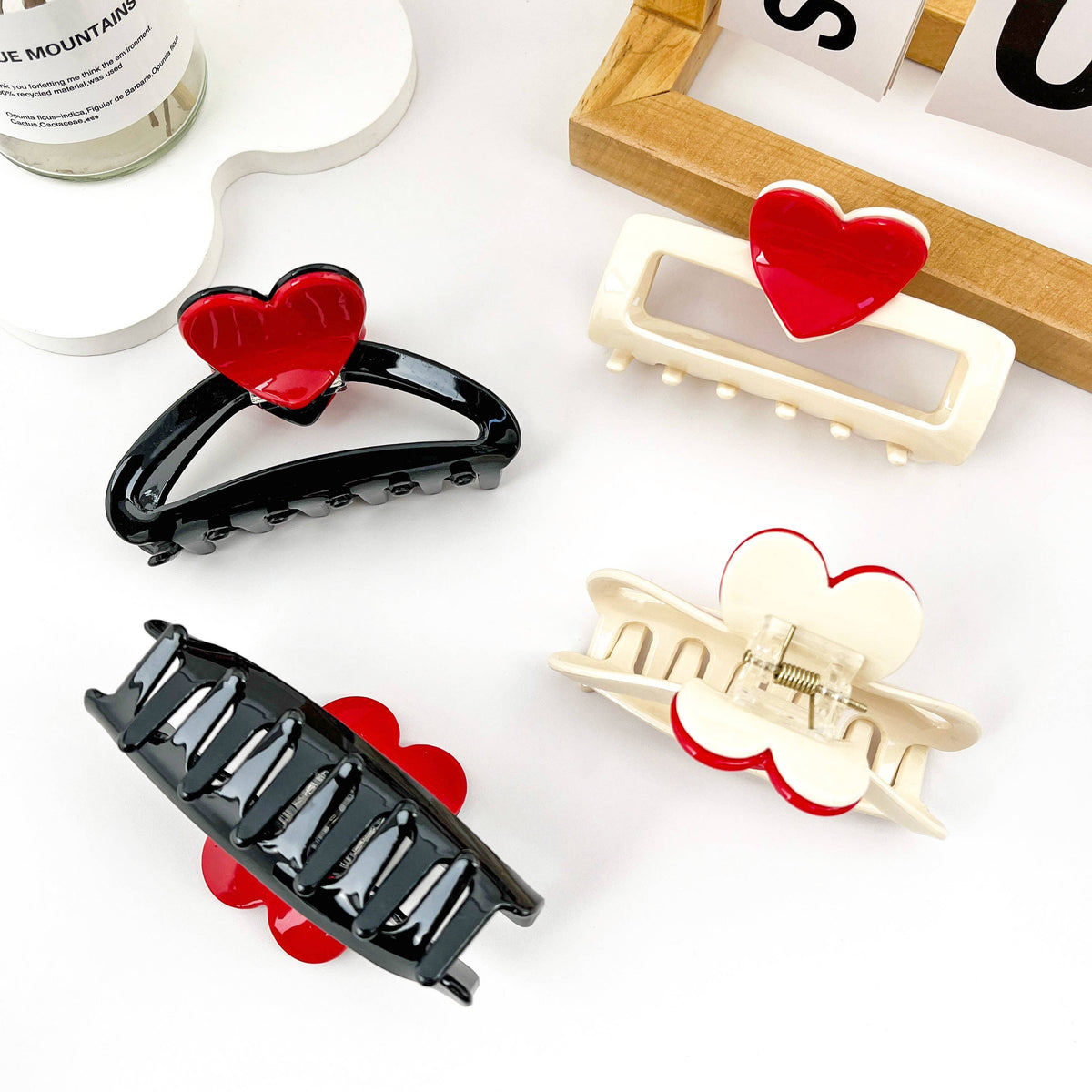 Heart-Shaped Love Hair Claw Clip