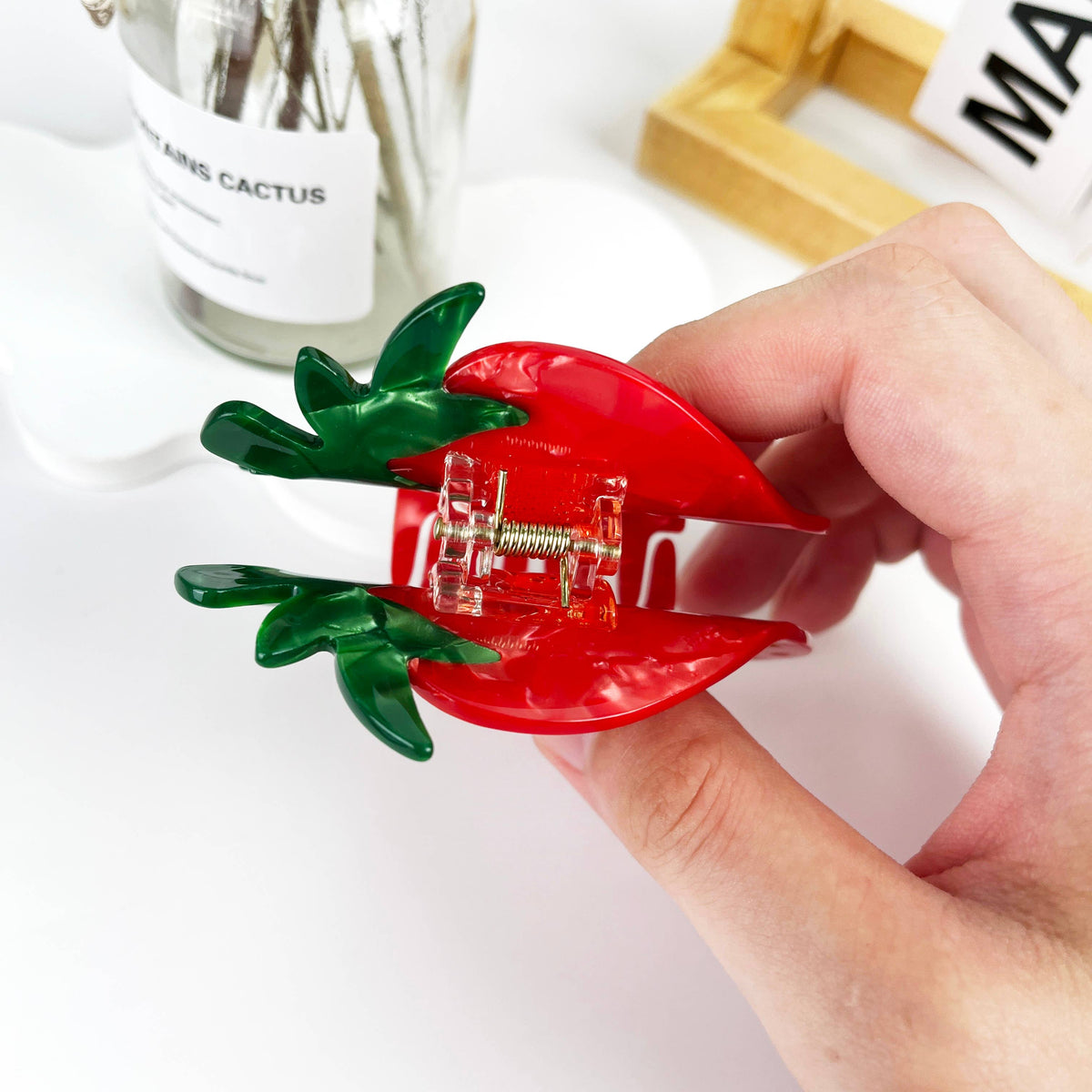 Strawberry Fruit Hair Clip