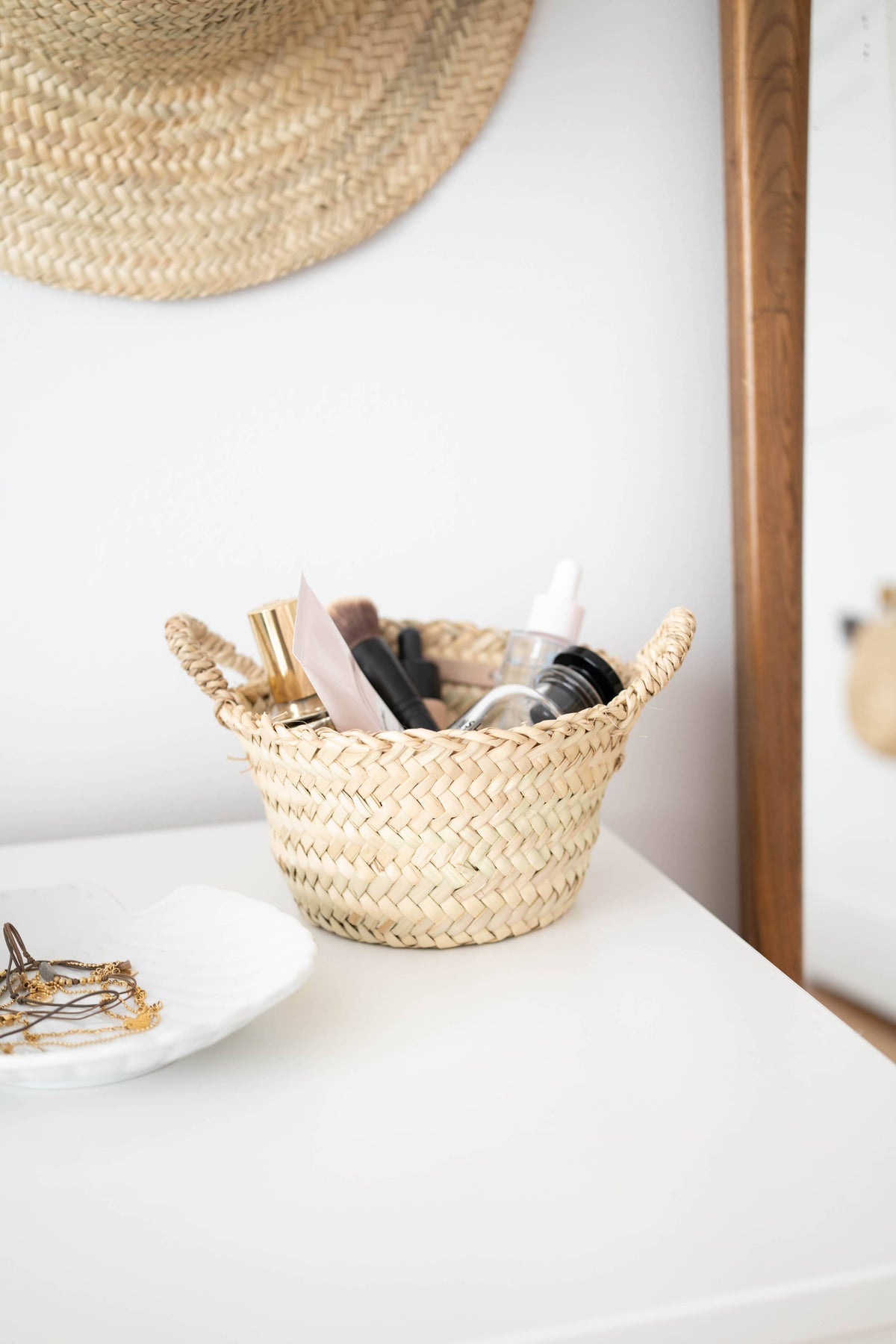 Tiny Beldi Straw Basket