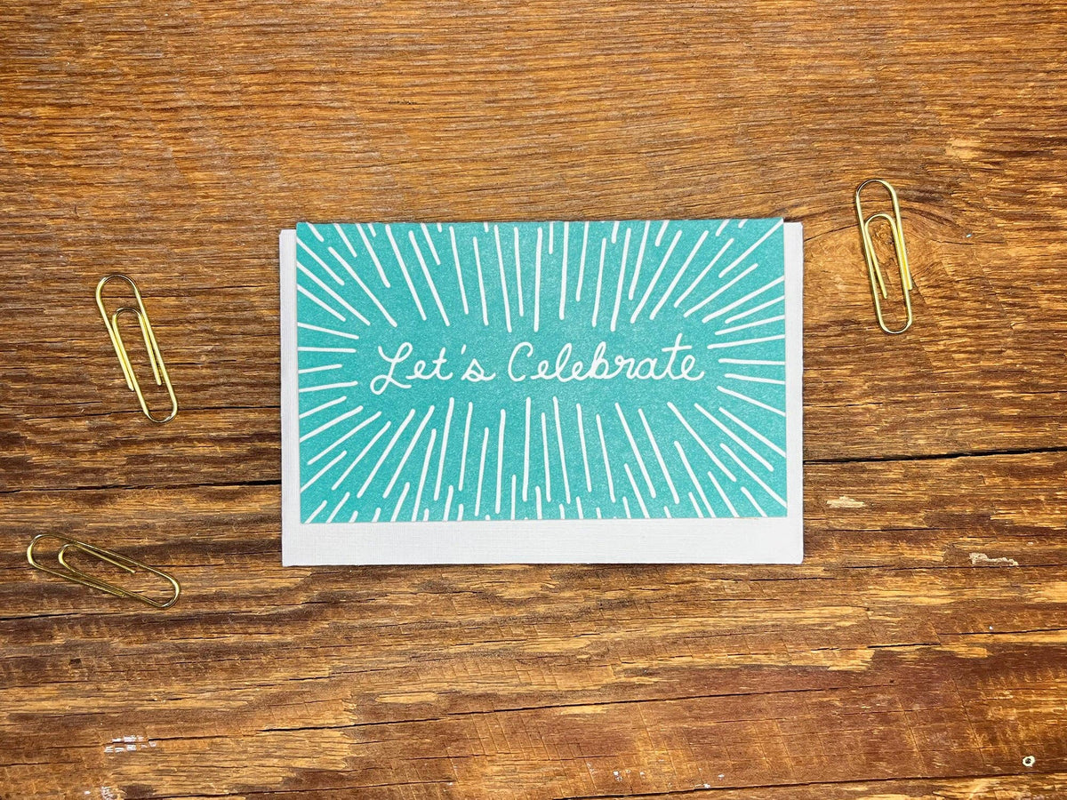 Let&#39;s Celebrate Enclosure Card