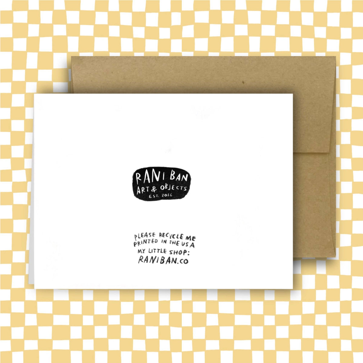 ...IS FOR EVERYTHING TO BE LESS TERRIBLE Holiday Card