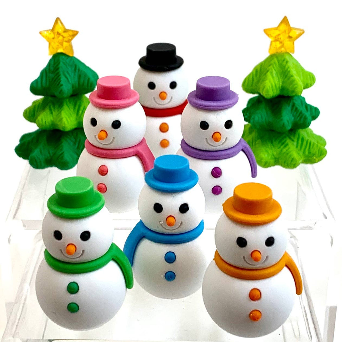 Iwako Snowman Erasers