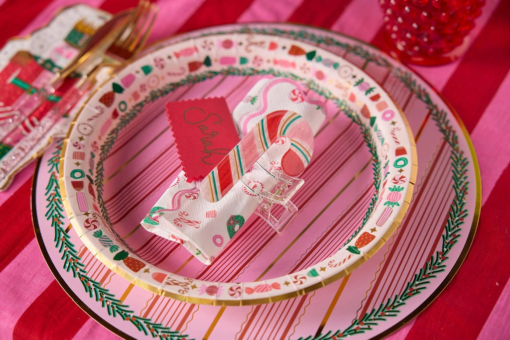 Candy Cane Hair Clip