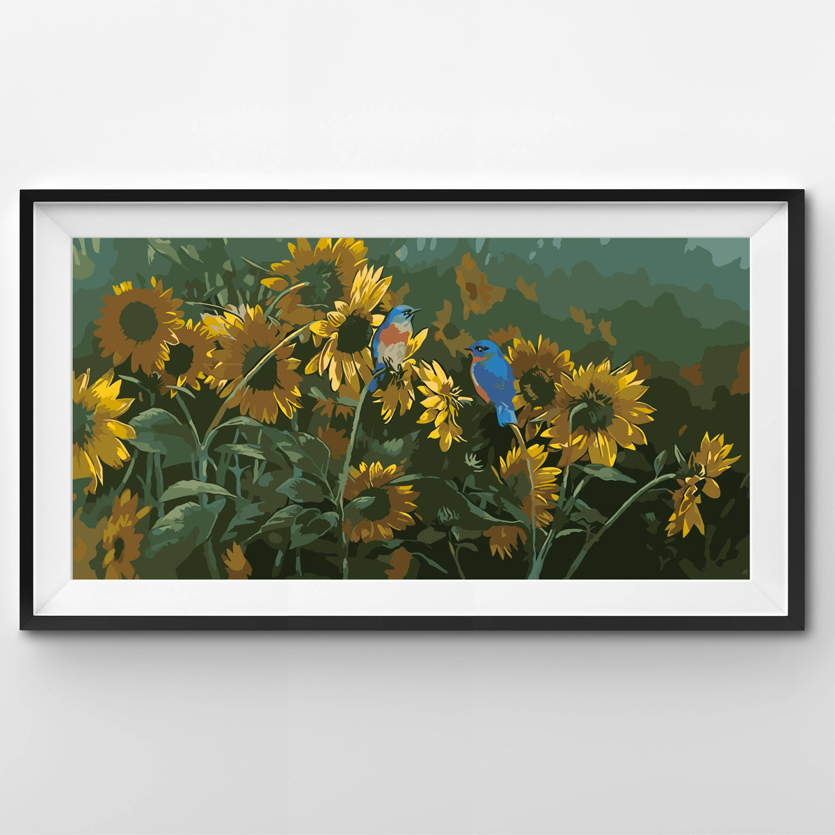 Birds and Sunflowers - Paint by Numbers Kit