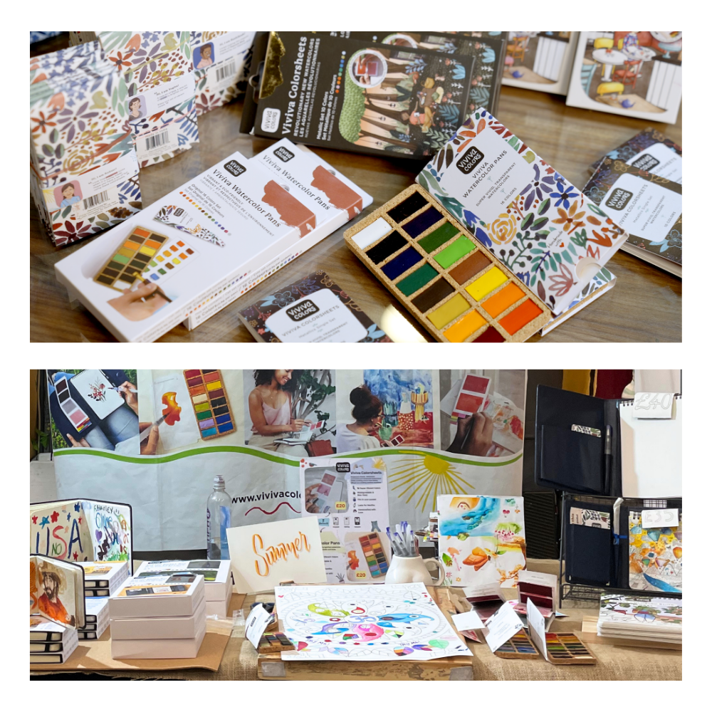 Original Colorsheets 16 | Travel Watercolor Set | Art Gift