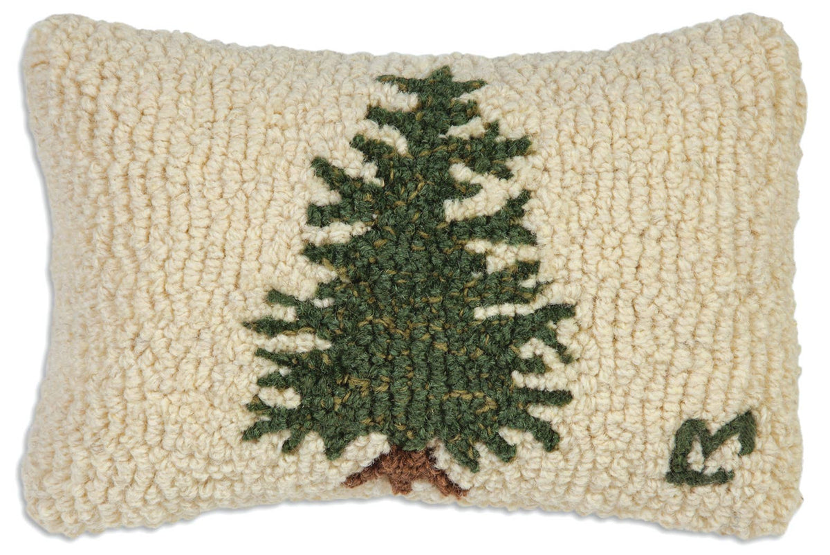 Little Tree Hand-Hooked Pillow